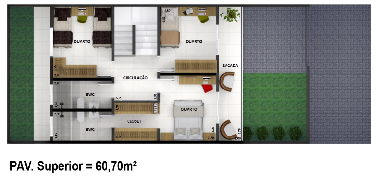 Planta Hum pav. superior